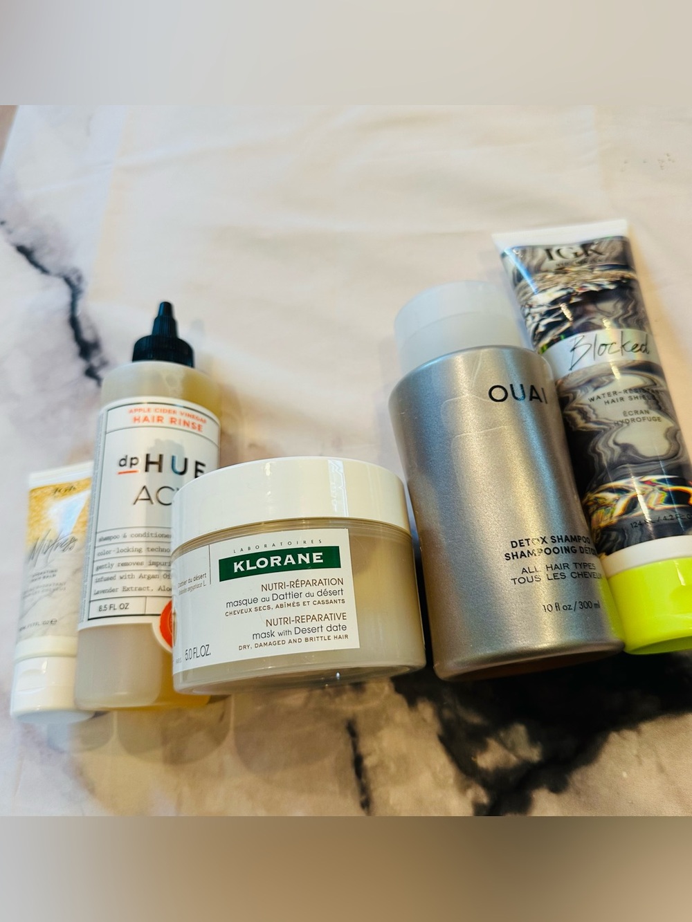 NWT Hair Care Bundle: Detox Shampoo, Hair Rinse, Mask, Balm, and Shield